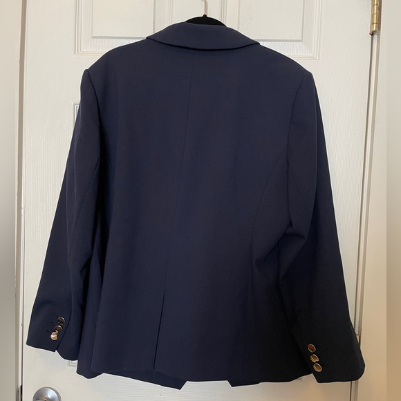 Loft Plus Size Navy Blazer - Picture 4 of 4